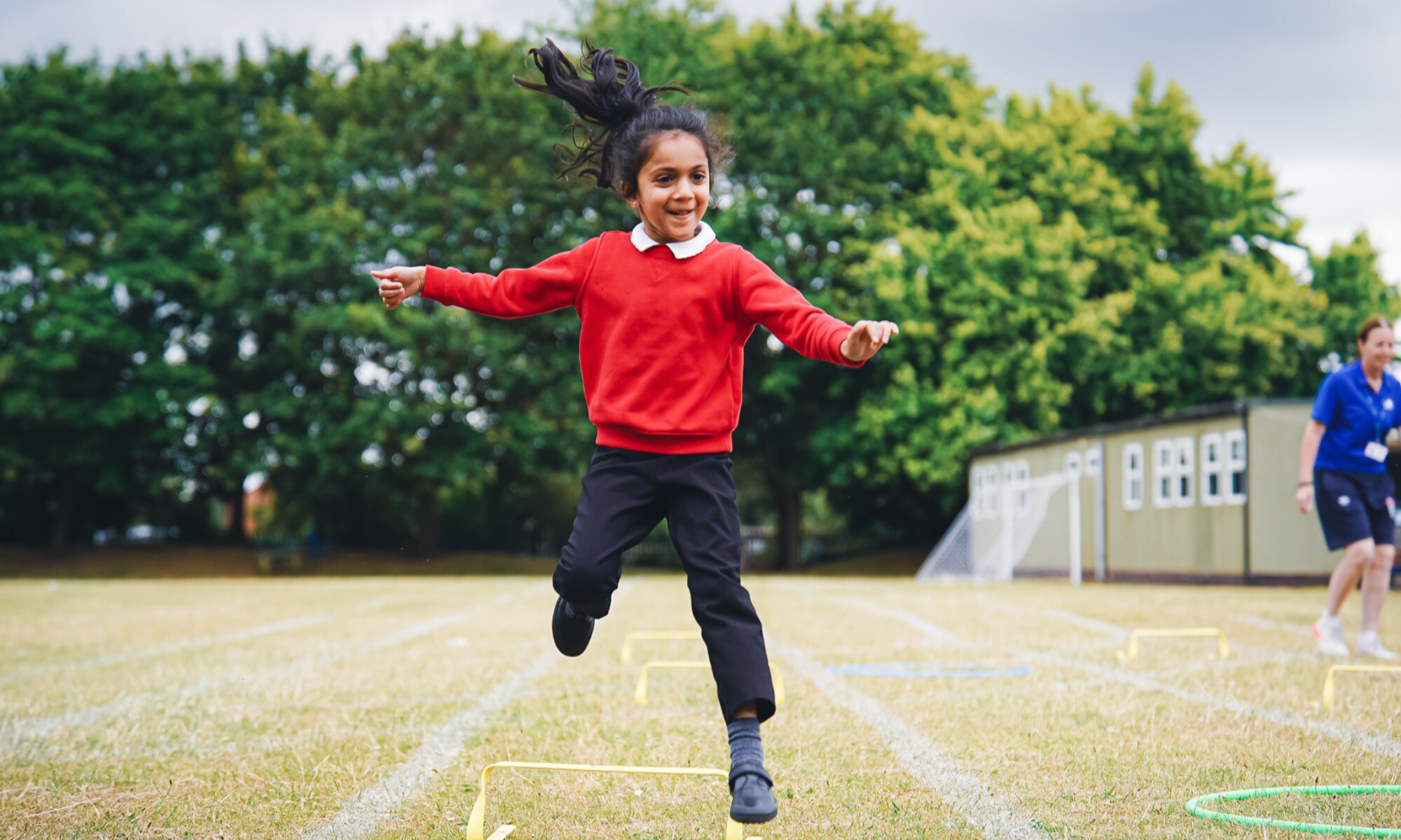 Queens Park Student running